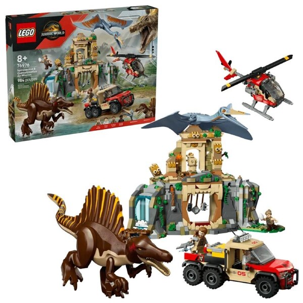 LEGO 76976 Spinosaurus & Quetzalcoatlus Air Mission - Jurassic World