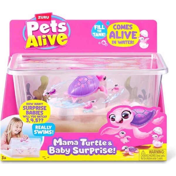 Zuru - Pets Alive Mama Turtle & Baby Surprise!