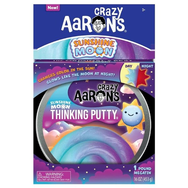 Crazy Aaron's Thinking Putty Sunshine Moon Mega Tin