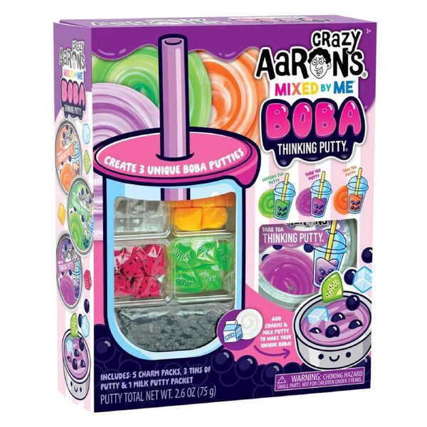 Crazy Aaron's Thinking Putty Mixed By Me Boba Putty Kit