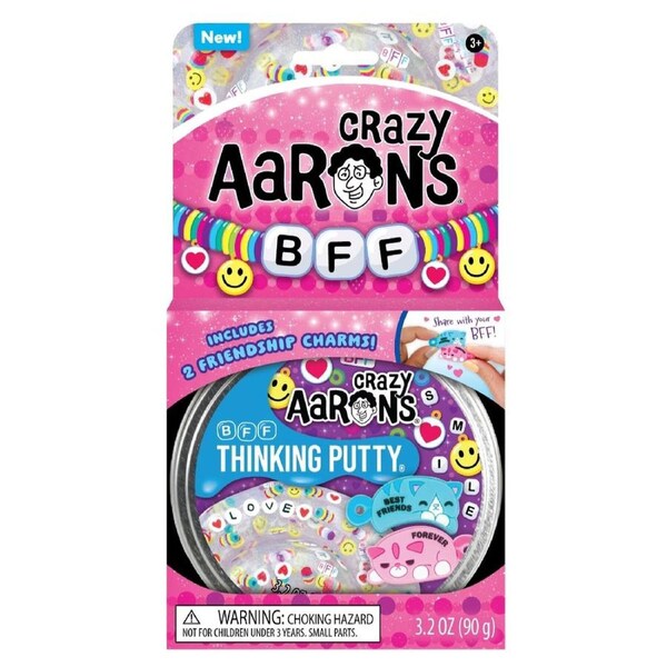 Crazy Aaron's Thinking Putty Trendsetters BFF 4 inch Tin