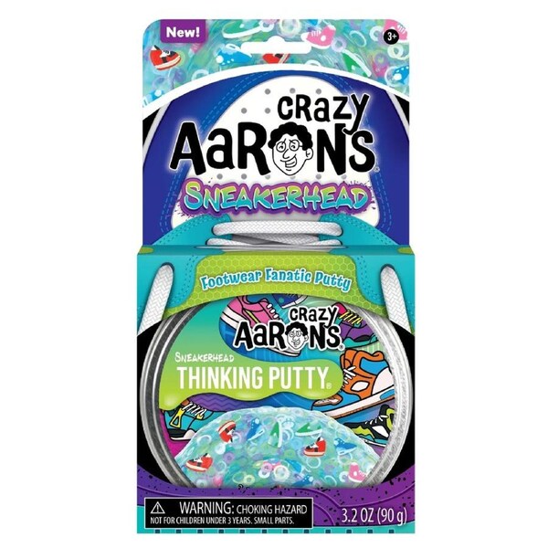 Crazy Aaron's Thinking Putty Trendsetters Sneakerhead 4 inch Tin