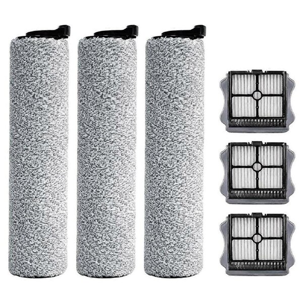 Rollers Brush Replacement and Filters for IFloor 3/ Floor One S3 Cordless Vacuum Cleaner Brush Filt