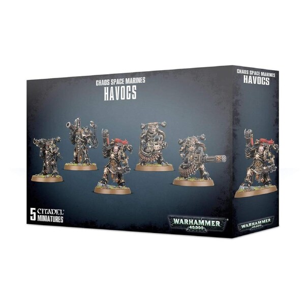 Warhammer 40K - Chaos Space Marines - Havocs (Boxed)
