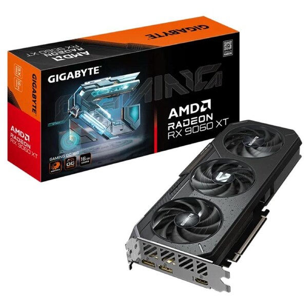 Gigabyte Radeon RX 9060 XT GAMING OC 16G Graphics Card (GV-R9060XTGAMING OC-16GD)