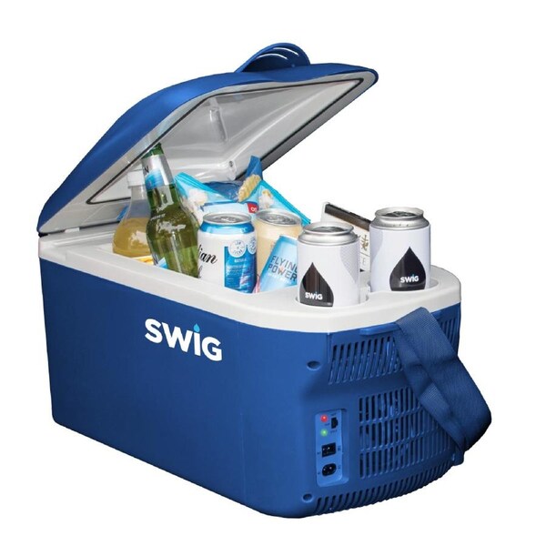 SWIG Portable Navy Blue Car Fridge 16L