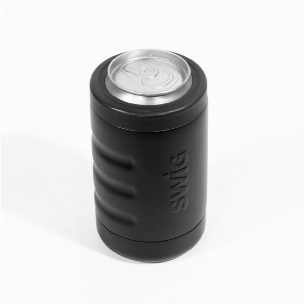SWIG Ultra Grip Can Cooler Black