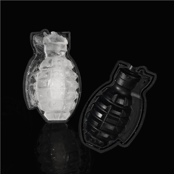 Ice Cube Grenade Mould 4 Pack