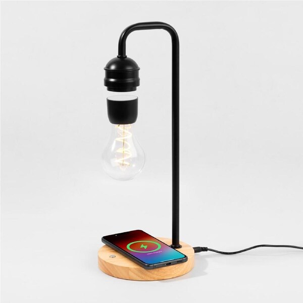 X Echo Levitating Bulk Lamp With Wireless Charger