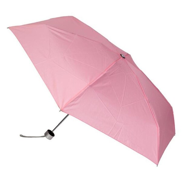 Bobbie J Super Lite Mini Handbag Umbrella Folding Compact Lightweight in Pink