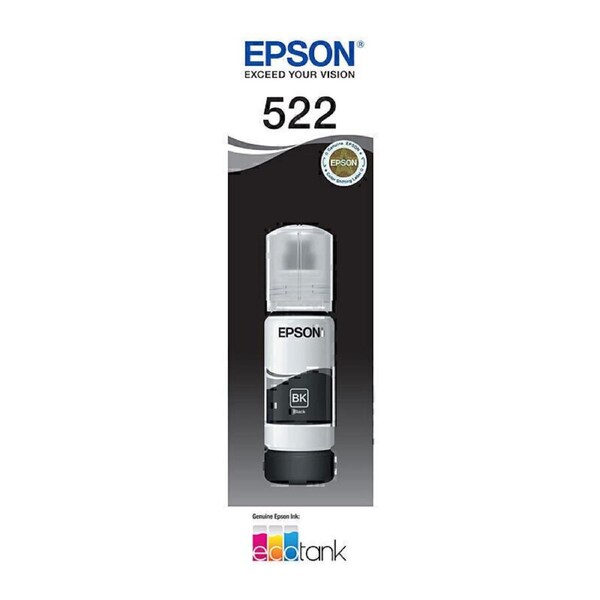 Epson T522 Blk EcoTank Bottle