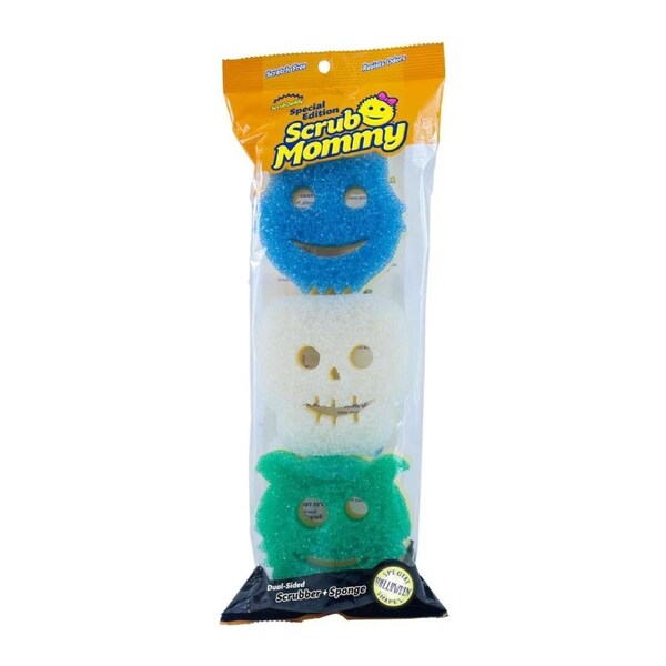 Scrub Daddy & Mommy Halloween Edition – Scratch-Free Sponges (3ct)
