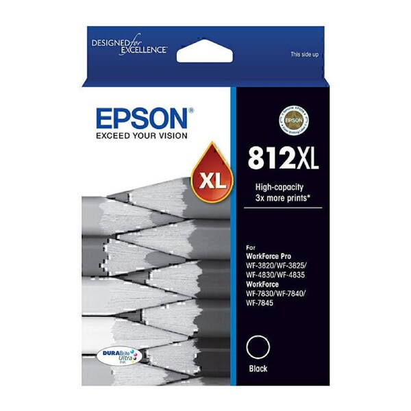 Epson 812XL High Capacity Black Ink Cartridge Toner C13T05E192