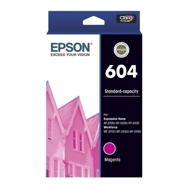 Epson C13T10G392 Genuine 604 Magenta Ink Cartridge - 130 Pages