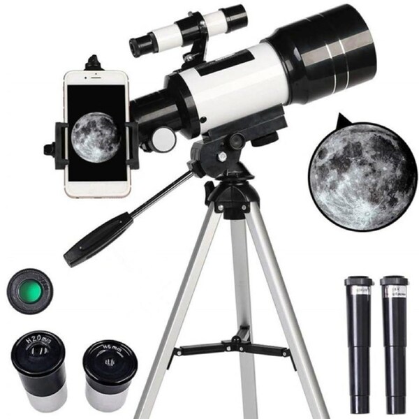 150x Astronomical Telescope w/High Tripod Zoom HD Outdoor Monocular Stars Moon