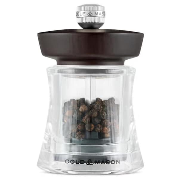 Cole & Mason Holborn 95mm Black Wood Pepper Shaker Mill