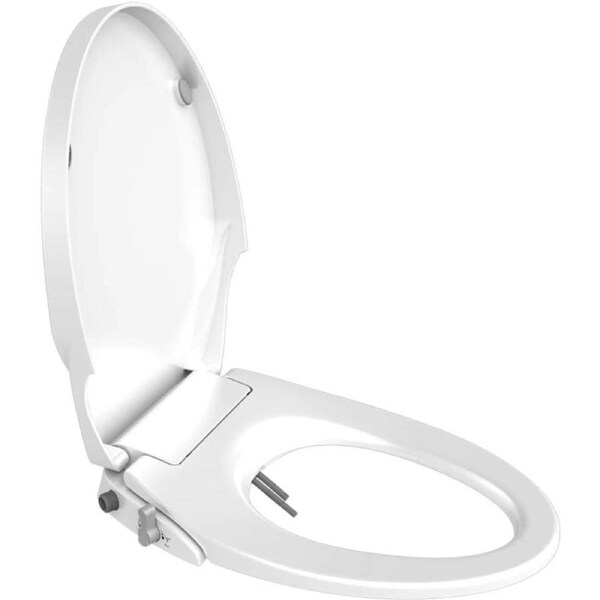 Provecta Non-Electric Toilet Seat Bidet – O-Shaped with Adjustable Water Wash and Feminine Function