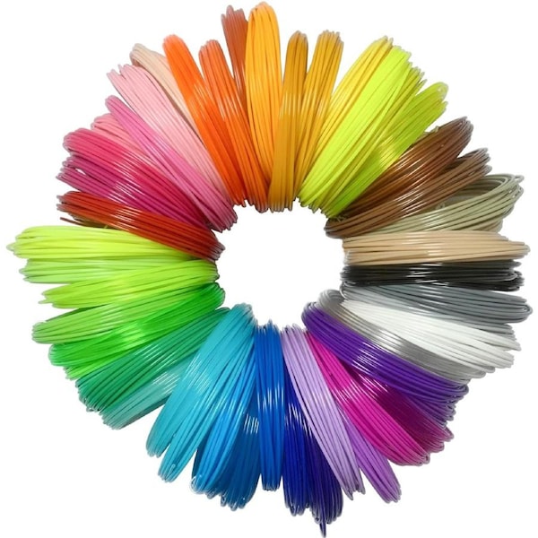 3D Printing Pen PCL Filament 100m Random Colours 5m Each