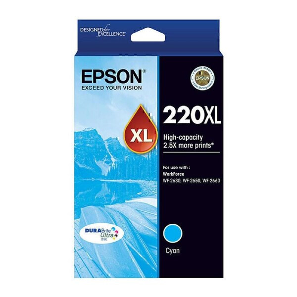 Epson 220XL Cyan Ink Cart