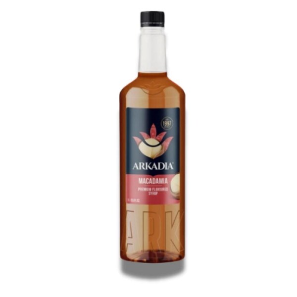 Arkadia Premium Macadamia Syrup 1L - Rich, Nutty Flavour