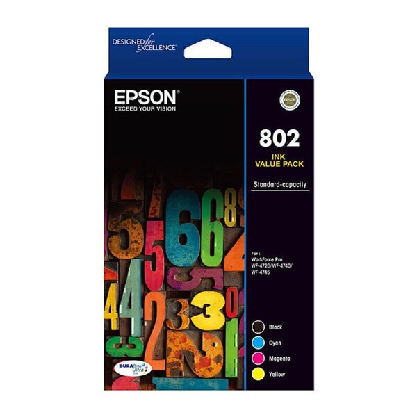 Epson 802 CMYK Colour Pack