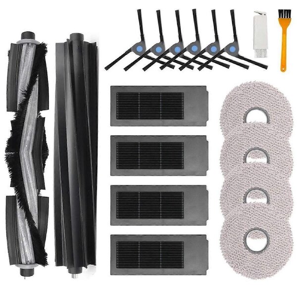 JOYBUY Accessories Kit Replacement for X2 Omni / X2 / X2 Pro / DEX86 Robot Vacuum Parts, Main Brush Mop Cloth