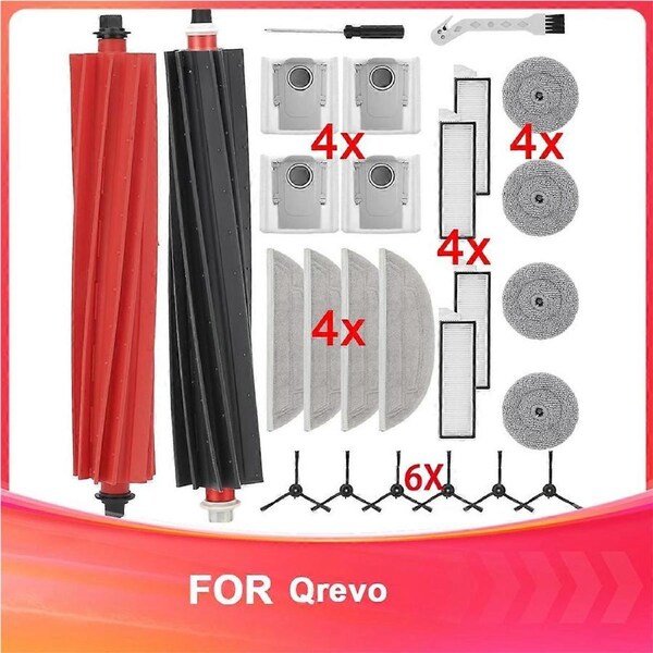 JOYBUY Accessories for S8 Maxv Ultra Replacement Parts Accessory Set with Dust Bags,Main Brushes, Filters, Wipes