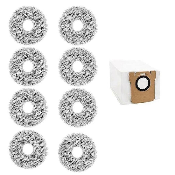 JOYBUY 8 Pack Mop Pads for L10S Ultra, Washable Mop Pads for L10 Ultra / L10S Pro / L10S Ultra Robot Vacuum