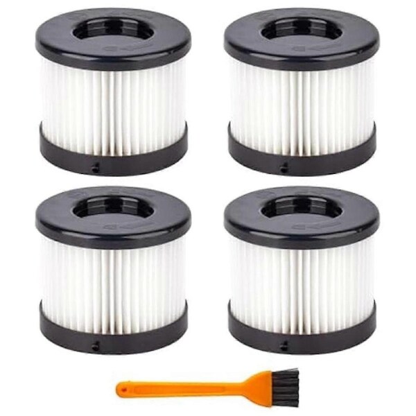 JOYBUY 4Pack 49-90-0160 HEPA Dry Filter for 49-90-0160 0882-20 Compact Vacuum with 1 Cleaning Brush