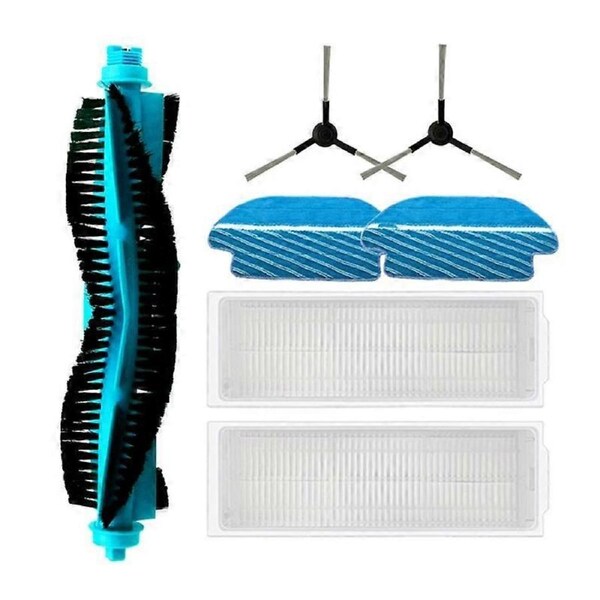 JOYBUY Main Side Brush Hepa Filter Mop Rag Replacement for 3490 for Wonders Living DynaKing R9 Robotic Vacuum Cleaner