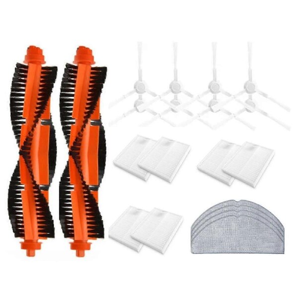 JOYBUY 20PCS Replacement Spare Parts for Robot Vacuum E10 E12 B112 Vacuum Accessories Main Side Brush Filt