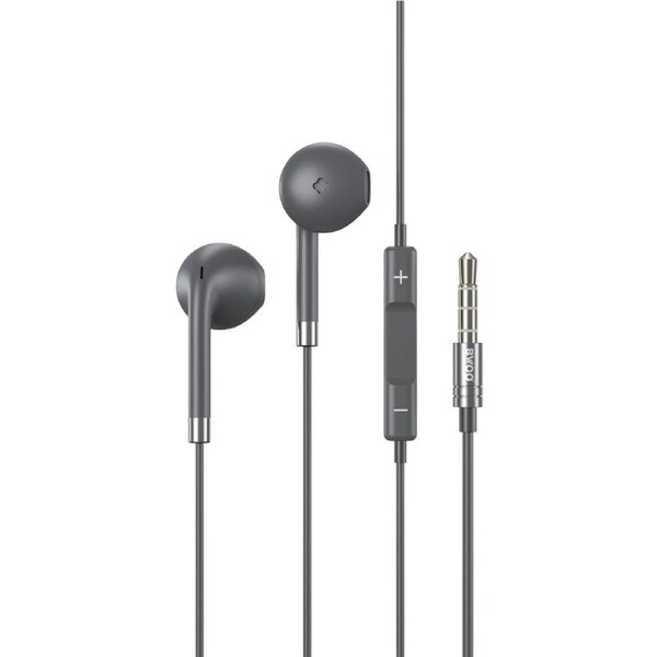 BWOO Hi-Fi Sound Quality Stereo Wired Earphones (1.2M)(BO-HF20) - Black