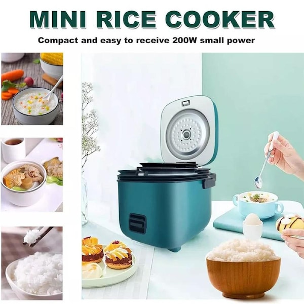 1.2L Mini Rice Cooker Intelligent Electric Home Portable Multifunc Rice Maker