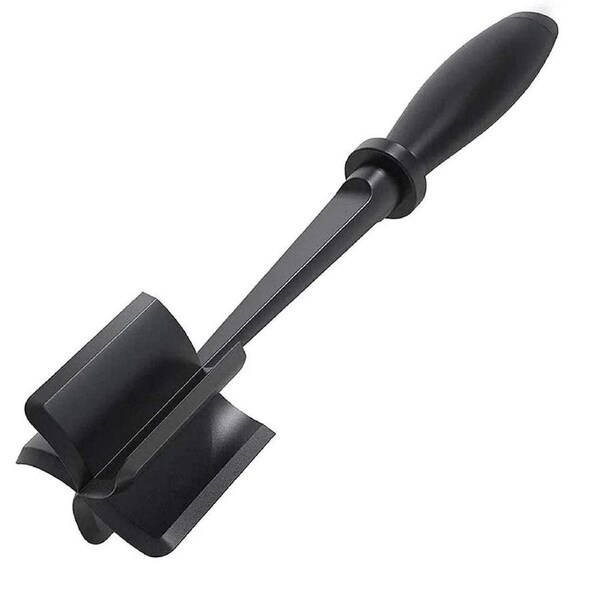 Heat Resistant Meat Masher Hamburger Ground Beef Masher Chopper Black
