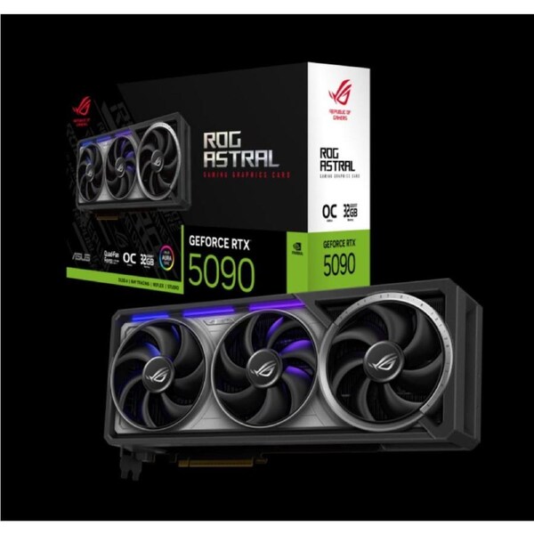 ASUS nVidia GeForce ROG Astral LC RTX 5090 32G Gaming Graphics Card (DS)
