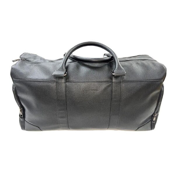 Ben Sherman Men's Pebble Duffle Bag Outdoor/Travel Pouch w/ Pockets Black