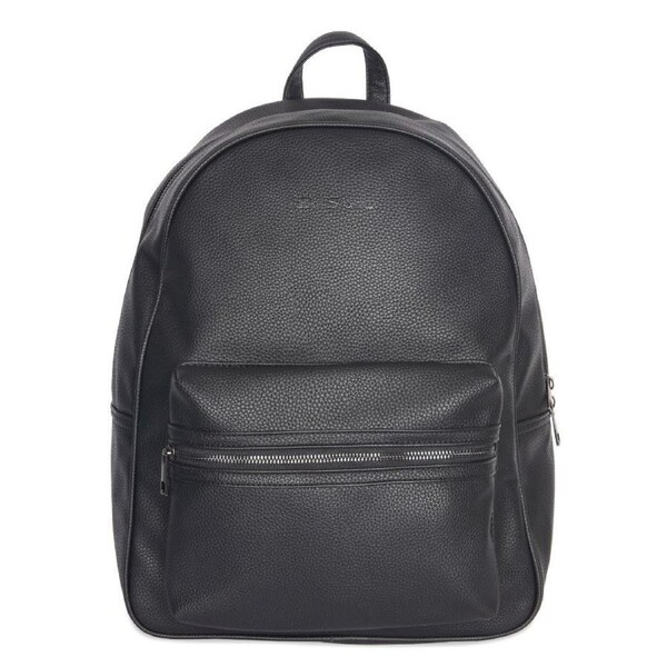 Ben Sherman Pebble Zipped Backpack Outdoor/Travel Storage Carry Bag Black