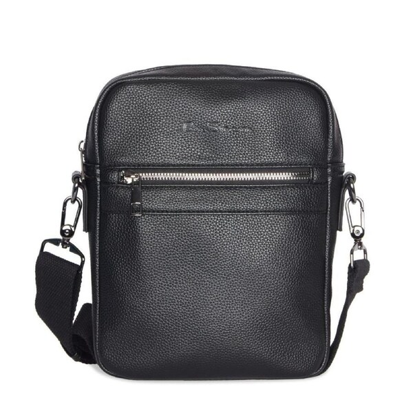 Ben Sherman Pebble Cross Body Outdoor Travel Storage Men's Carry Bag Black