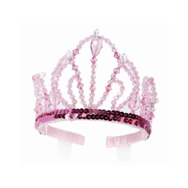 Great Pretenders Beauty Tiara Kids/Girls Head Costume Accessory Pink 3y+