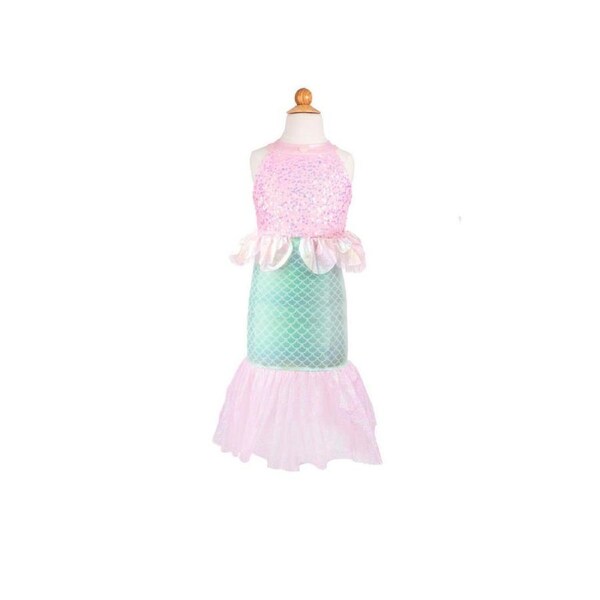 Great Pretenders Misty Mermaid Kids/Girls Costume Dress Size 3-4 Pink 3y+