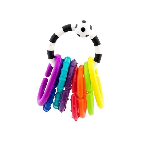 Sassy Baby Ring O' Links Sensory Fun Play Tactile Interactive Toy Newborn 0m+
