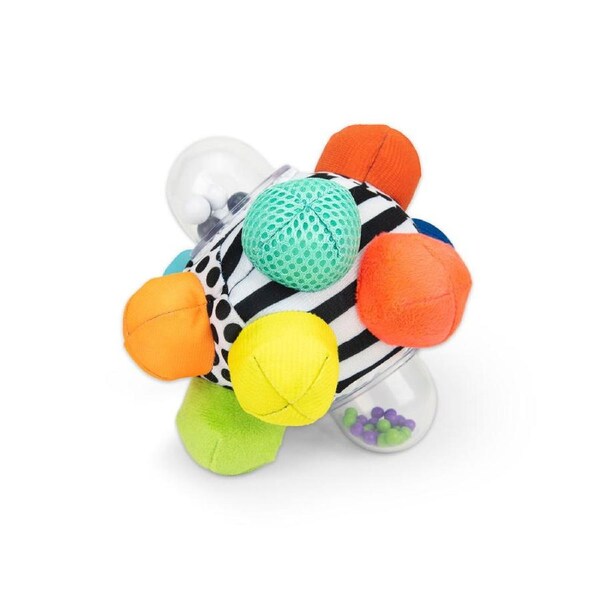 Sassy Baby Bumpy Ball Rattle Sensory Tactile Interactive Fun Play Toy 6m+