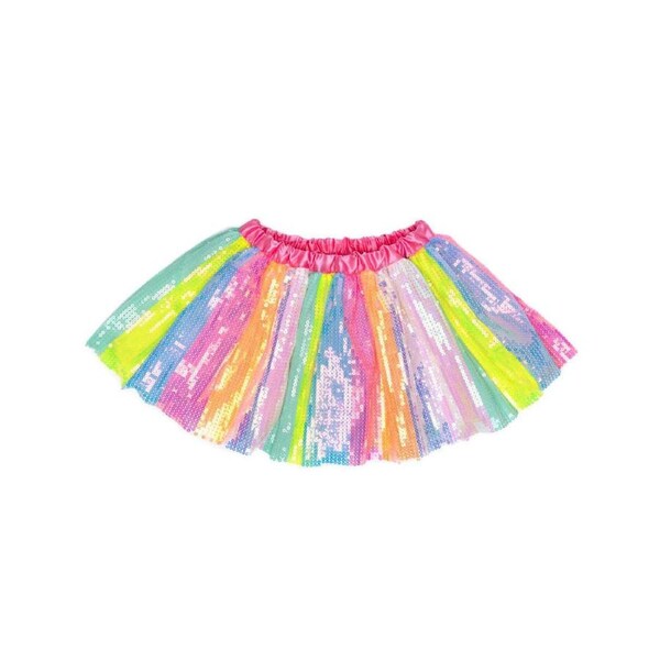 Great Pretenders Stripy Sequins Skirt Size 4-6 Kids Dress-Up Party Costume 4+