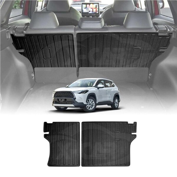 Back Seat Protector for Toyota Corolla Cross 2022-Onwards All Weather Heavy Duty Car Seat Kick Mats Cover