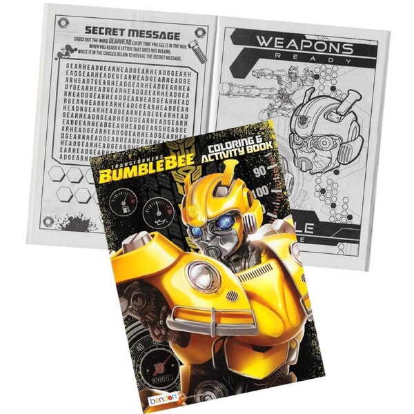 Transformers Bumblebee Colouring In & Activity Book