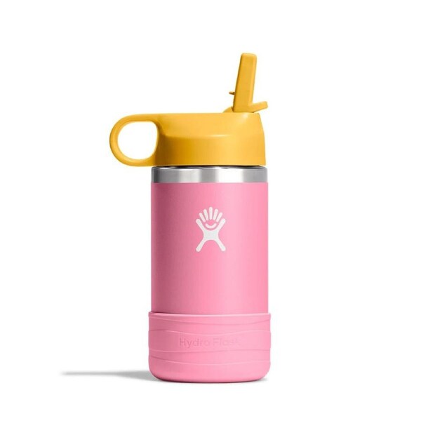 Hydro Flask Hydration Kids Bottle Wide Mouth With Straw Lid 12oz/354ml - Dahlia