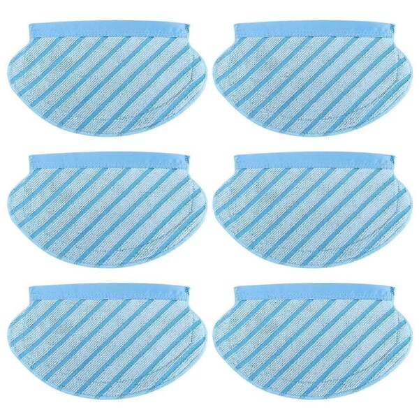 JOYBUY 6Pcs Mop Cloth Pads Set for Deebot Ozmo 920 950 Vacuum Cleaner Parts Replacement Home Accessories