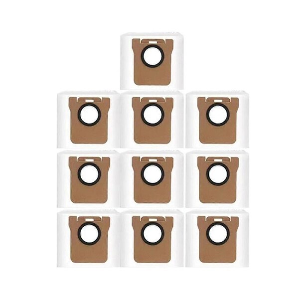 JOYBUY 10Pcs Dust Bags for M30 Pro/C107 Robot Vacuum Cleaner Dust Bags Replacement Spare Parts Accessories