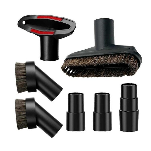 JOYBUY Vacuum Brush Attachment Soft Horsehair Brush Vacuum Attachmentss, 1-3/8 Inch to 1-1/4 Inch to 1-1/2