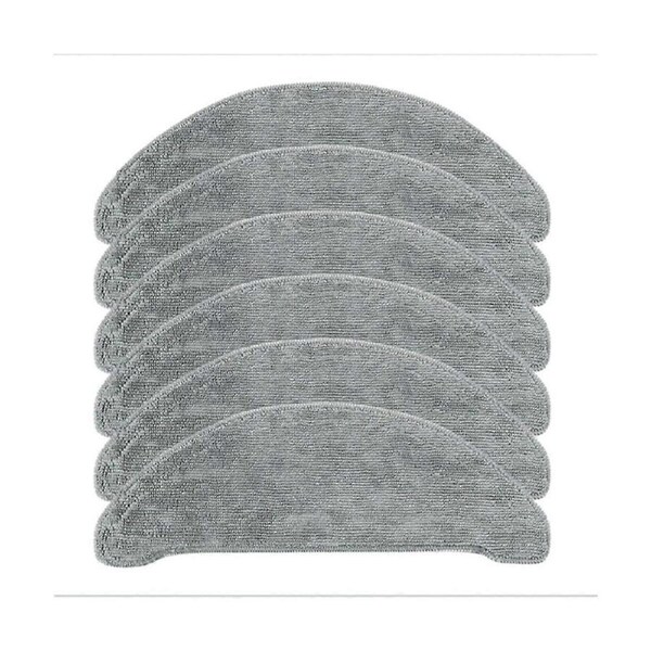 JOYBUY 6Pcs Mop Cloth Replacement Accessories for EVE Plus for Xclea H30 / H40 / PLUS QYSDJ01 Robot Vacuum
